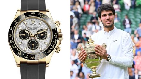 rolex wimbledon alcaraz|carlos alcaraz watches.